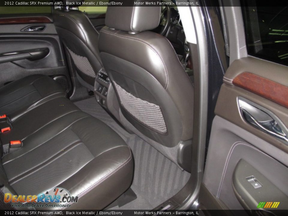 2012 Cadillac SRX Premium AWD Black Ice Metallic / Ebony/Ebony Photo #18