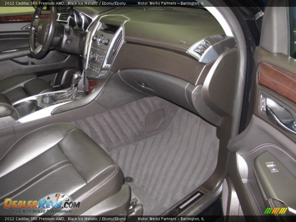 2012 Cadillac SRX Premium AWD Black Ice Metallic / Ebony/Ebony Photo #20