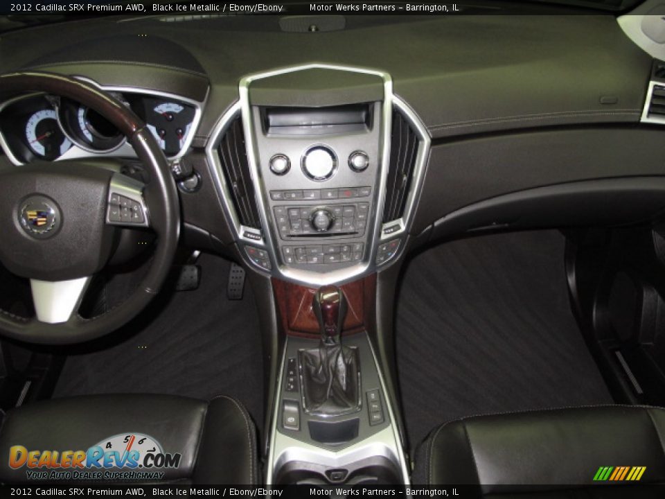 2012 Cadillac SRX Premium AWD Black Ice Metallic / Ebony/Ebony Photo #23