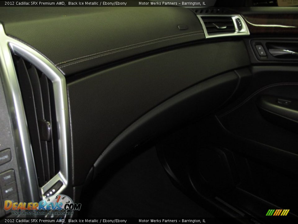 2012 Cadillac SRX Premium AWD Black Ice Metallic / Ebony/Ebony Photo #26