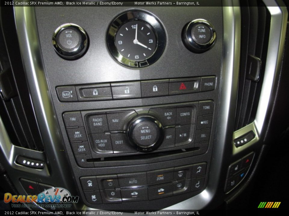 2012 Cadillac SRX Premium AWD Black Ice Metallic / Ebony/Ebony Photo #27
