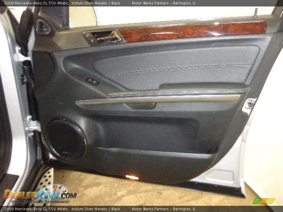 2009 Mercedes-Benz GL 550 4Matic Iridium Silver Metallic / Black Photo #35