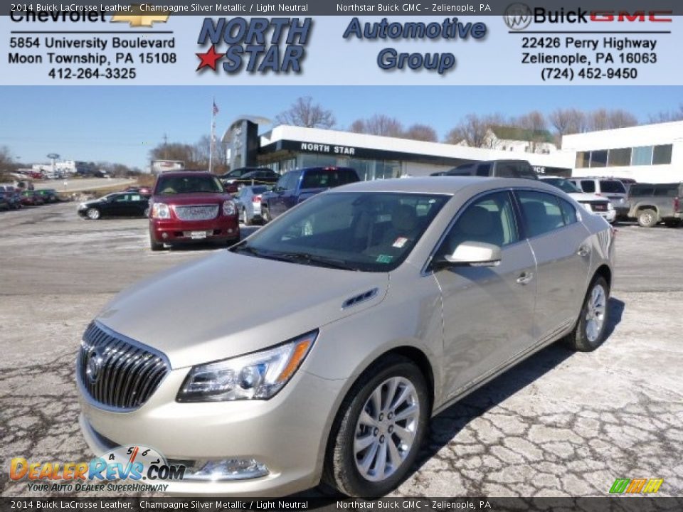 2014 Buick LaCrosse Leather Champagne Silver Metallic / Light Neutral Photo #1