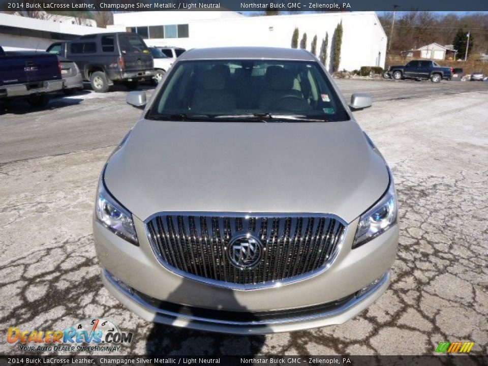 2014 Buick LaCrosse Leather Champagne Silver Metallic / Light Neutral Photo #2