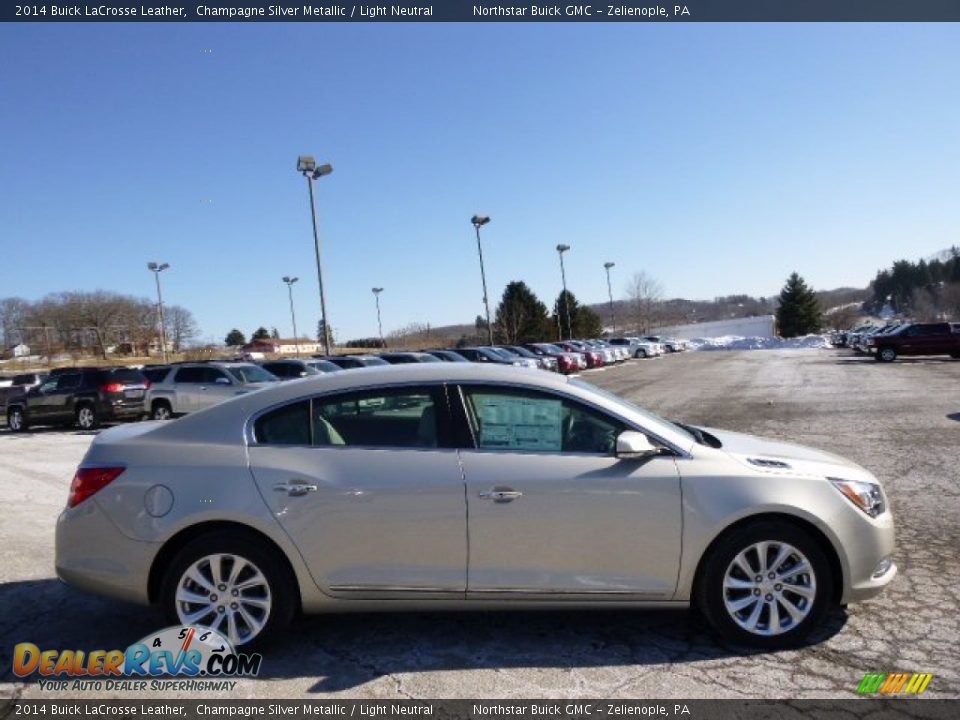 2014 Buick LaCrosse Leather Champagne Silver Metallic / Light Neutral Photo #4