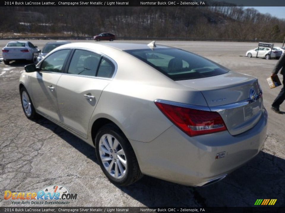 2014 Buick LaCrosse Leather Champagne Silver Metallic / Light Neutral Photo #7