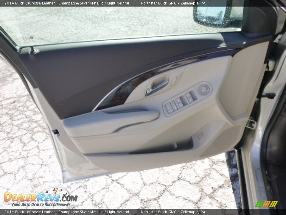 2014 Buick LaCrosse Leather Champagne Silver Metallic / Light Neutral Photo #11