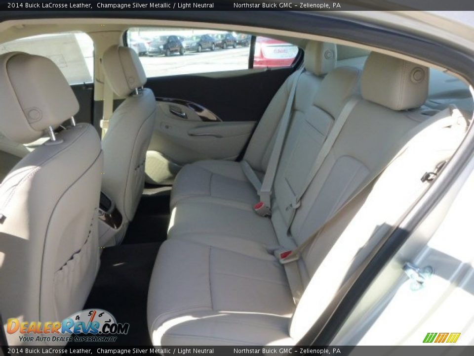 2014 Buick LaCrosse Leather Champagne Silver Metallic / Light Neutral Photo #12