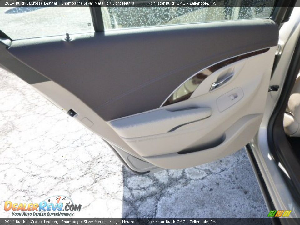 2014 Buick LaCrosse Leather Champagne Silver Metallic / Light Neutral Photo #13