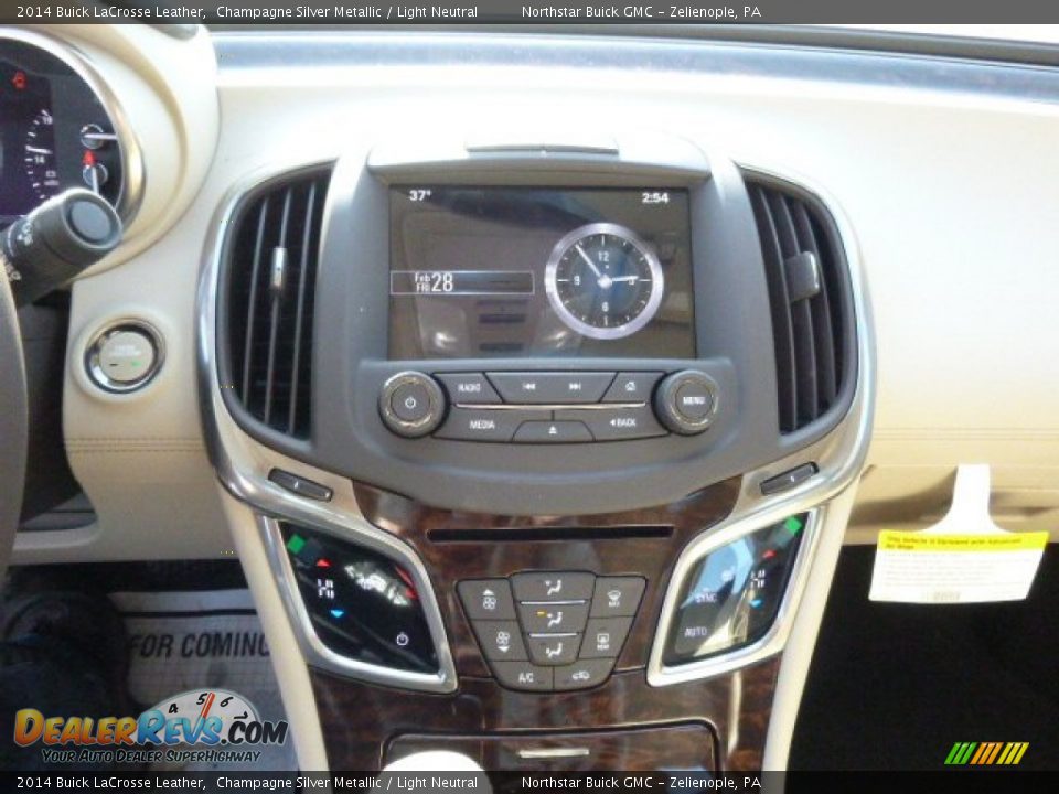 2014 Buick LaCrosse Leather Champagne Silver Metallic / Light Neutral Photo #15