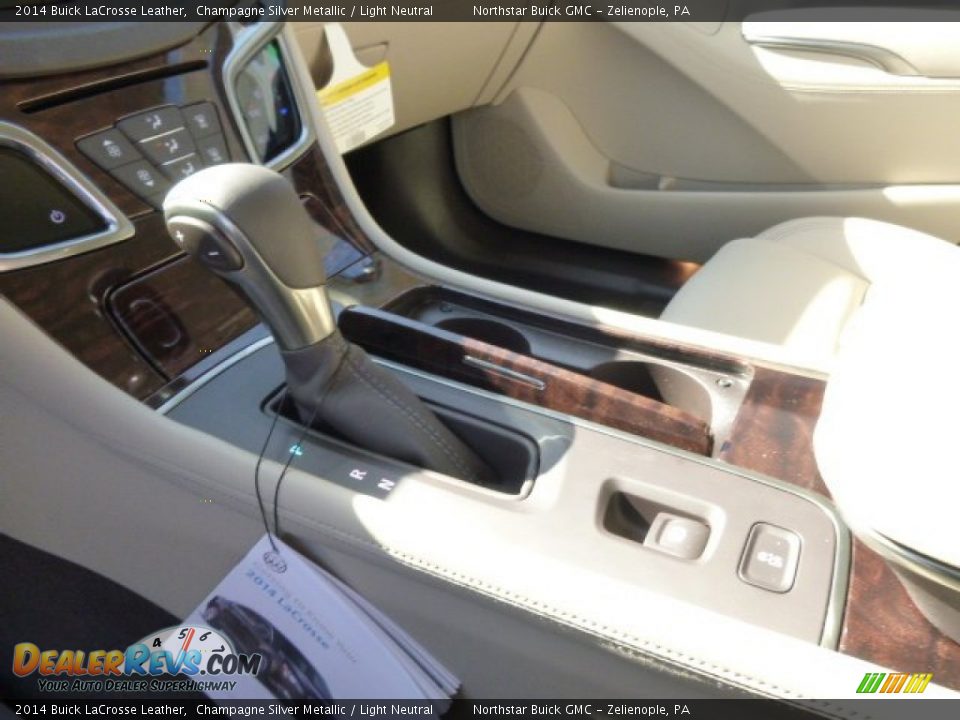 2014 Buick LaCrosse Leather Champagne Silver Metallic / Light Neutral Photo #17