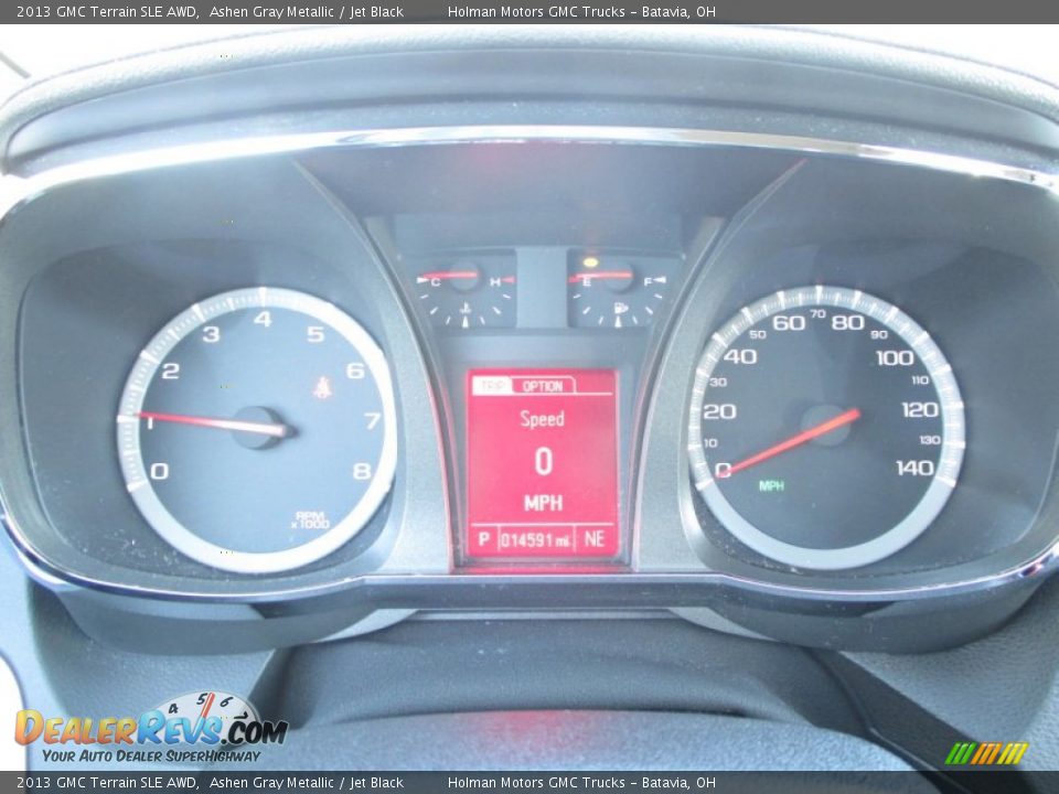 2013 GMC Terrain SLE AWD Ashen Gray Metallic / Jet Black Photo #16