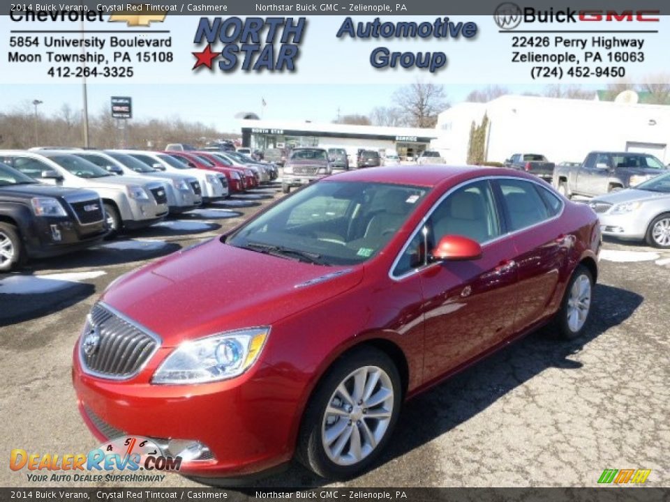 2014 Buick Verano Crystal Red Tintcoat / Cashmere Photo #1