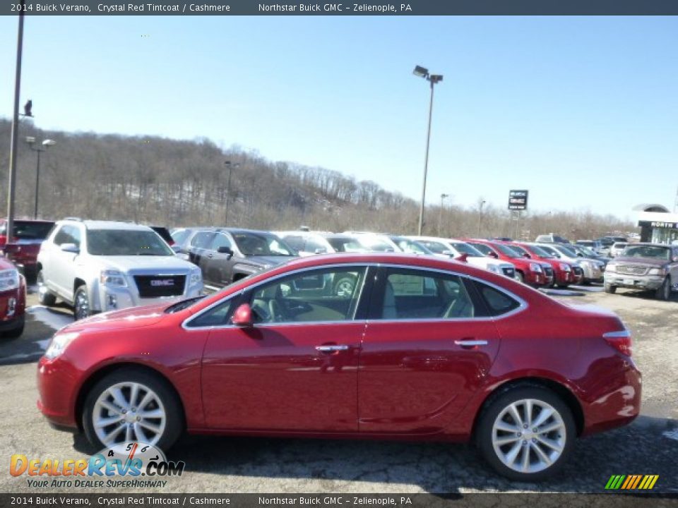 2014 Buick Verano Crystal Red Tintcoat / Cashmere Photo #8