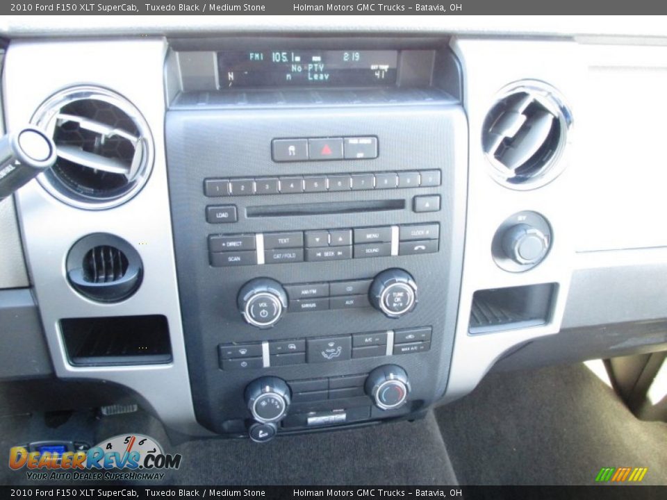 2010 Ford F150 XLT SuperCab Tuxedo Black / Medium Stone Photo #7