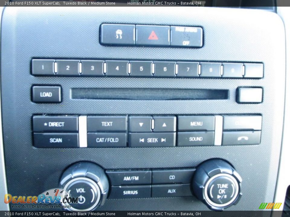 2010 Ford F150 XLT SuperCab Tuxedo Black / Medium Stone Photo #9