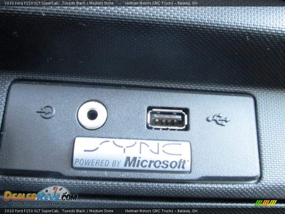 2010 Ford F150 XLT SuperCab Tuxedo Black / Medium Stone Photo #11