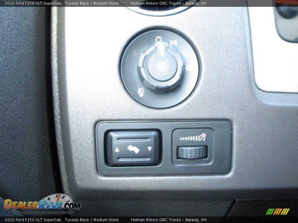 2010 Ford F150 XLT SuperCab Tuxedo Black / Medium Stone Photo #19