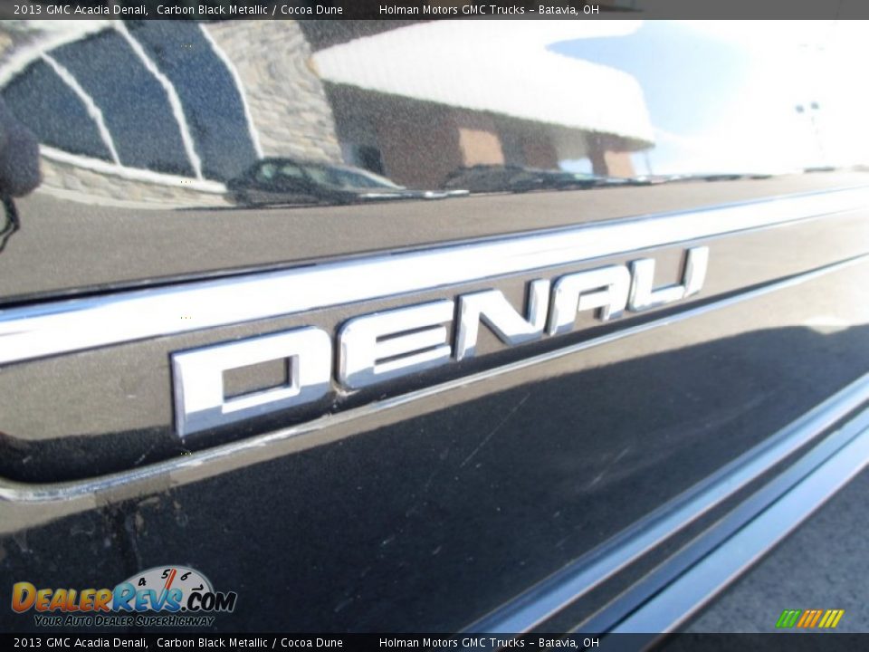 2013 GMC Acadia Denali Carbon Black Metallic / Cocoa Dune Photo #5