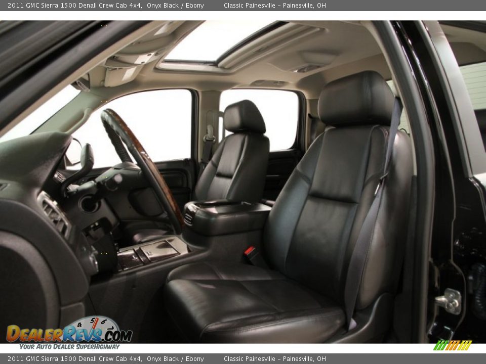 2011 GMC Sierra 1500 Denali Crew Cab 4x4 Onyx Black / Ebony Photo #7