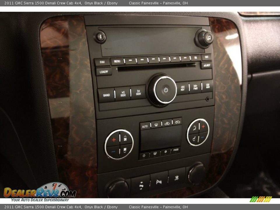2011 GMC Sierra 1500 Denali Crew Cab 4x4 Onyx Black / Ebony Photo #11