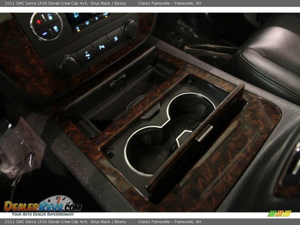 2011 GMC Sierra 1500 Denali Crew Cab 4x4 Onyx Black / Ebony Photo #13