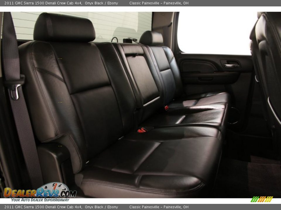2011 GMC Sierra 1500 Denali Crew Cab 4x4 Onyx Black / Ebony Photo #15