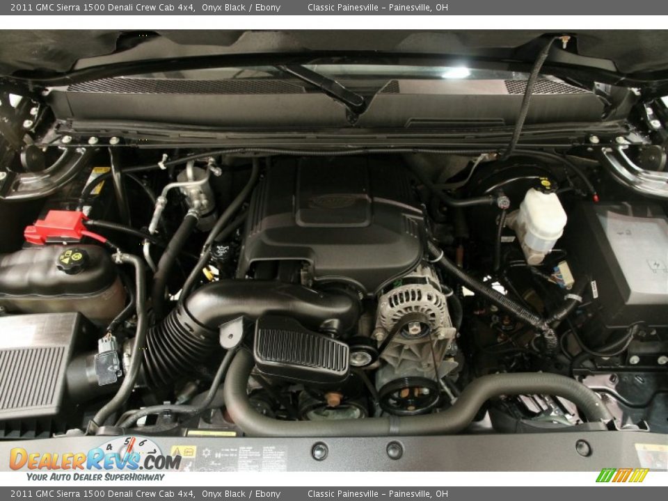 2011 GMC Sierra 1500 Denali Crew Cab 4x4 Onyx Black / Ebony Photo #18