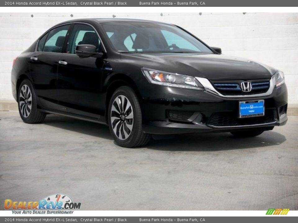 2014 Honda Accord Hybrid EX-L Sedan Crystal Black Pearl / Black Photo #1
