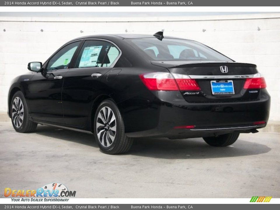 2014 Honda Accord Hybrid EX-L Sedan Crystal Black Pearl / Black Photo #2
