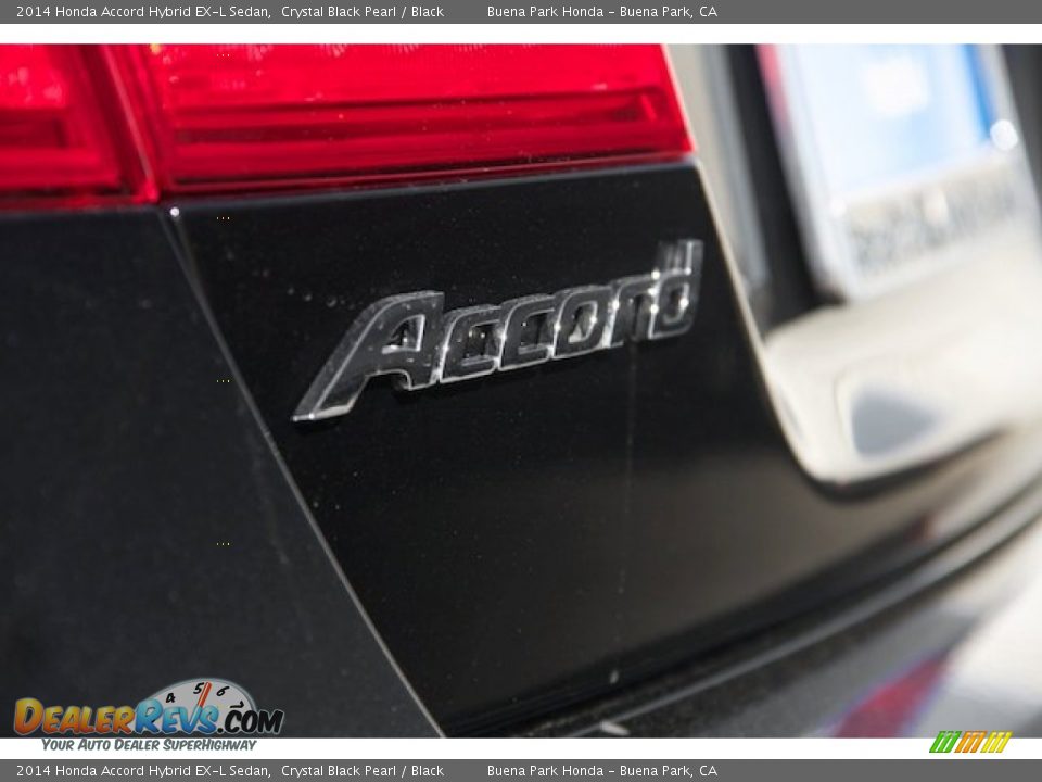 2014 Honda Accord Hybrid EX-L Sedan Crystal Black Pearl / Black Photo #3