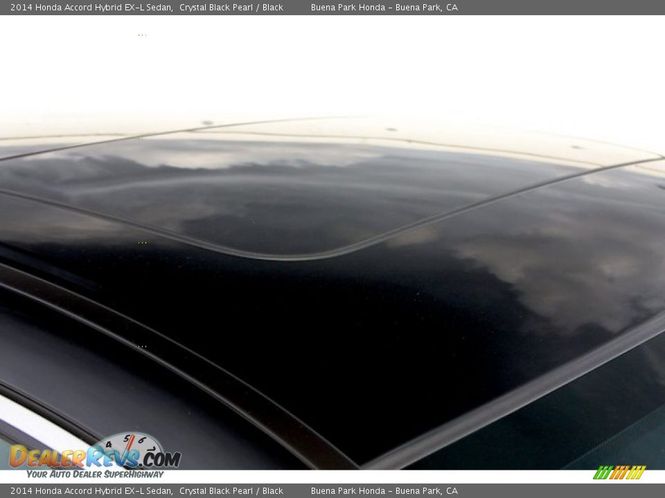 2014 Honda Accord Hybrid EX-L Sedan Crystal Black Pearl / Black Photo #4