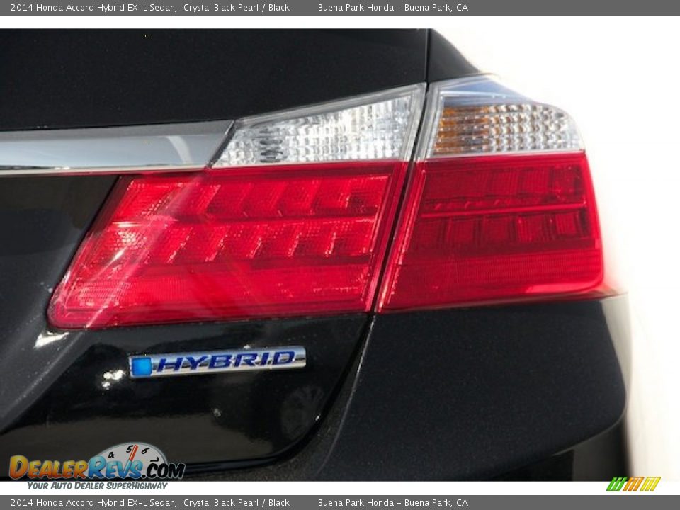 2014 Honda Accord Hybrid EX-L Sedan Crystal Black Pearl / Black Photo #9