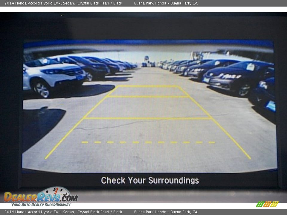 2014 Honda Accord Hybrid EX-L Sedan Crystal Black Pearl / Black Photo #11