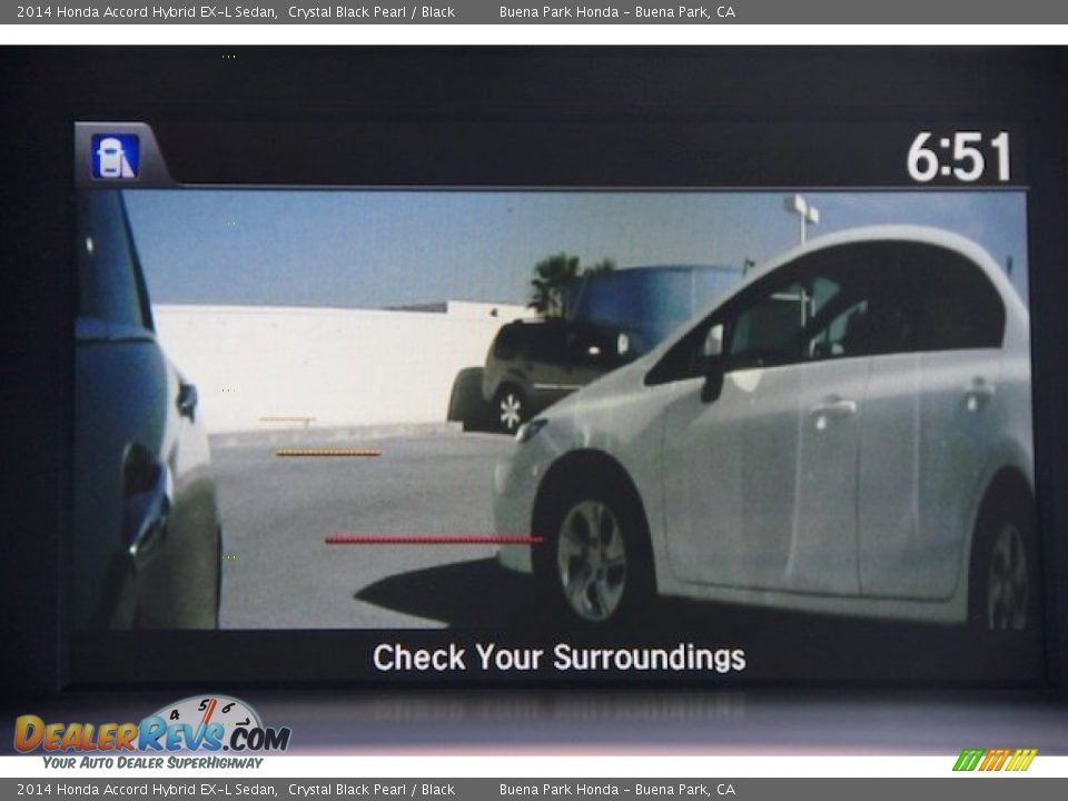 2014 Honda Accord Hybrid EX-L Sedan Crystal Black Pearl / Black Photo #12