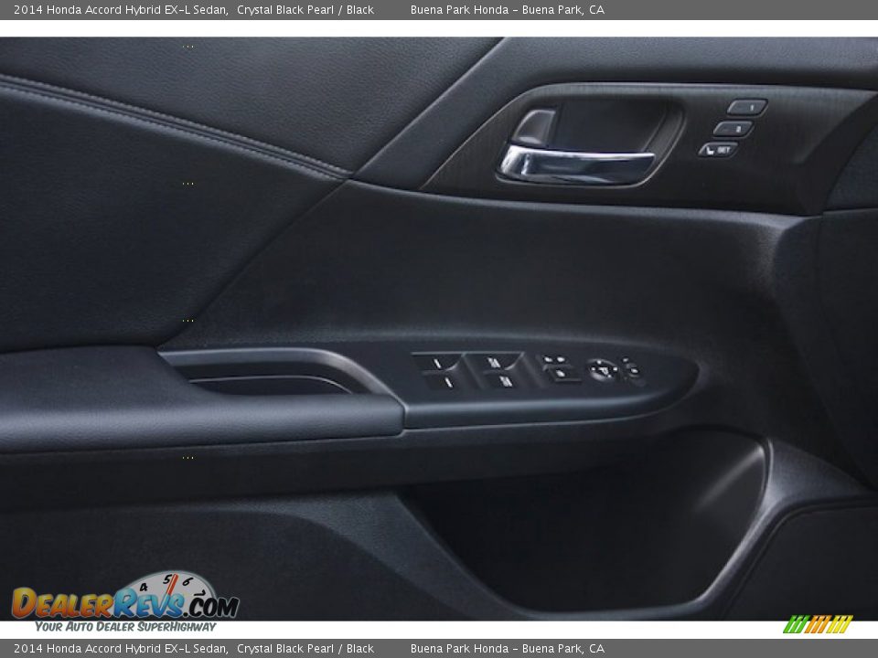 2014 Honda Accord Hybrid EX-L Sedan Crystal Black Pearl / Black Photo #13