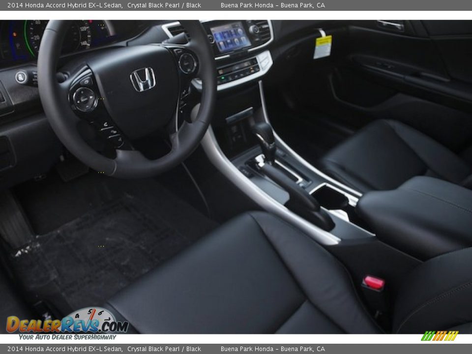 2014 Honda Accord Hybrid EX-L Sedan Crystal Black Pearl / Black Photo #15