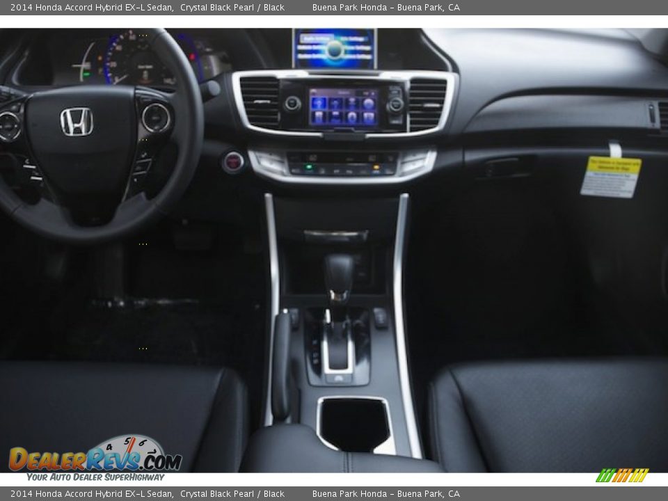 2014 Honda Accord Hybrid EX-L Sedan Crystal Black Pearl / Black Photo #19