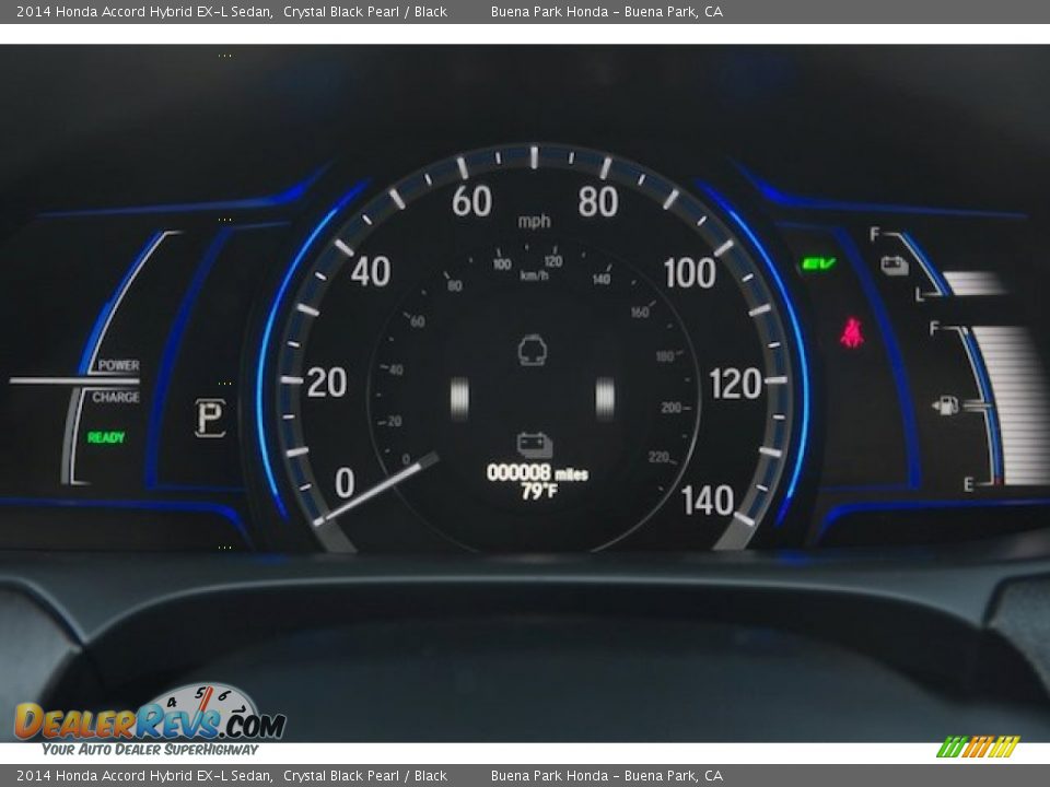 2014 Honda Accord Hybrid EX-L Sedan Crystal Black Pearl / Black Photo #24