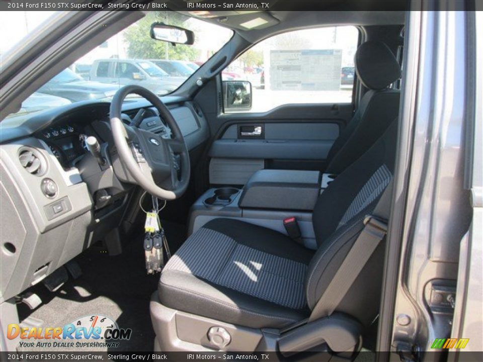 2014 Ford F150 STX SuperCrew Sterling Grey / Black Photo #6