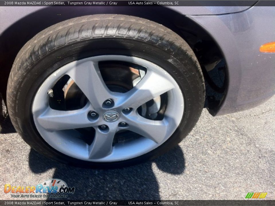 2008 Mazda MAZDA6 i Sport Sedan Tungsten Gray Metallic / Gray Photo #5