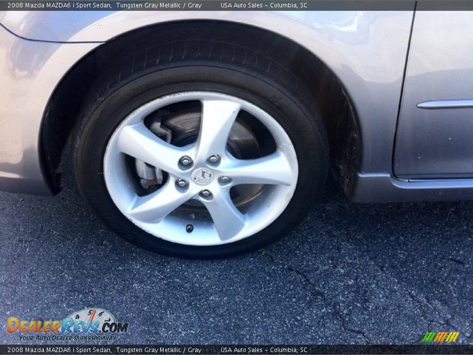 2008 Mazda MAZDA6 i Sport Sedan Tungsten Gray Metallic / Gray Photo #8