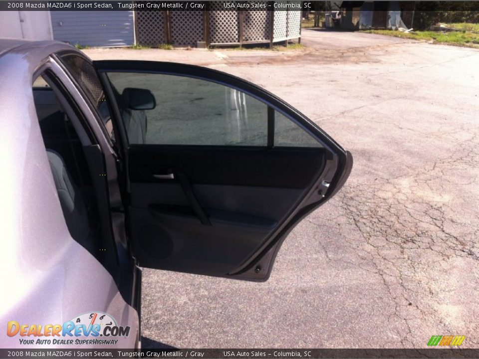 2008 Mazda MAZDA6 i Sport Sedan Tungsten Gray Metallic / Gray Photo #15