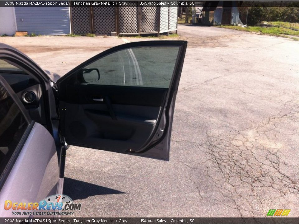 2008 Mazda MAZDA6 i Sport Sedan Tungsten Gray Metallic / Gray Photo #17