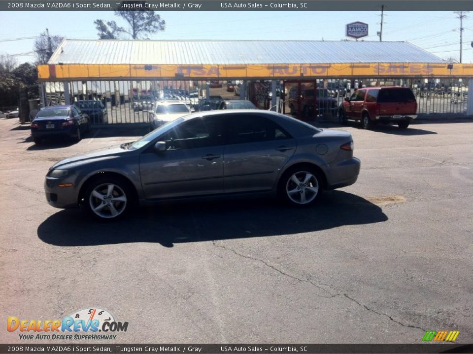 2008 Mazda MAZDA6 i Sport Sedan Tungsten Gray Metallic / Gray Photo #19