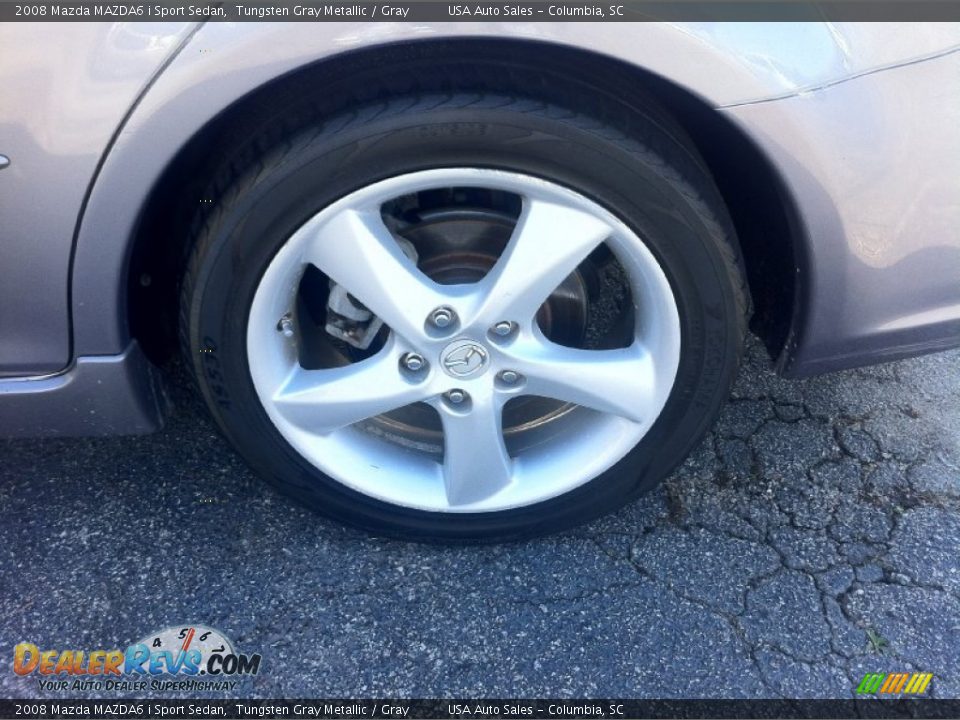 2008 Mazda MAZDA6 i Sport Sedan Tungsten Gray Metallic / Gray Photo #24