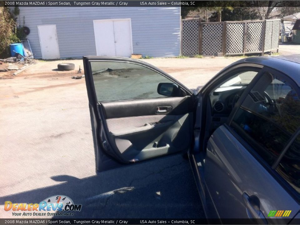 2008 Mazda MAZDA6 i Sport Sedan Tungsten Gray Metallic / Gray Photo #26