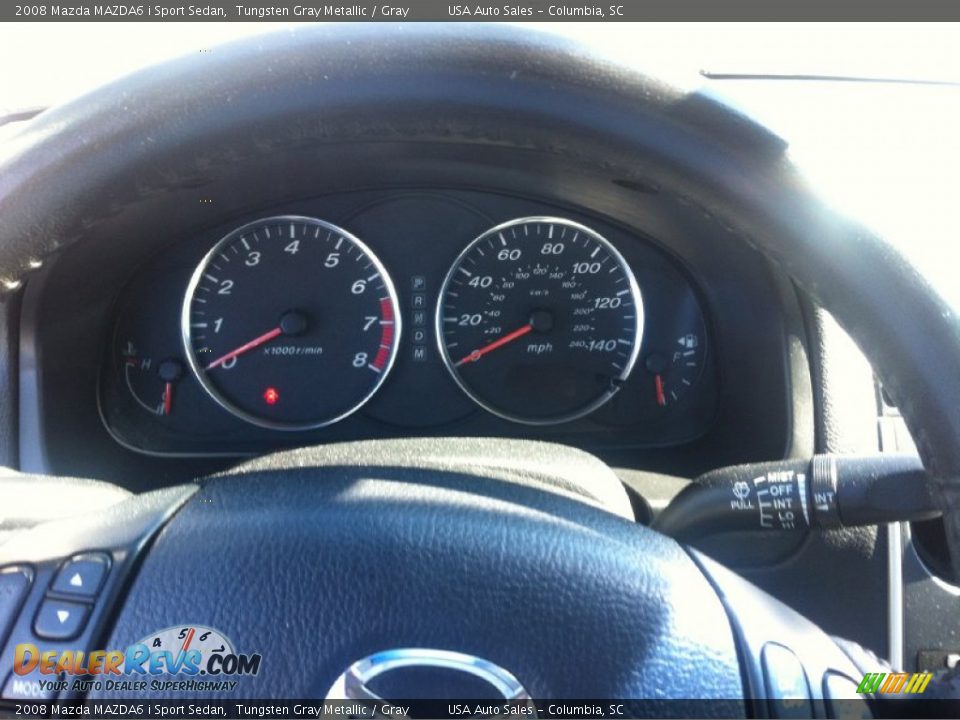 2008 Mazda MAZDA6 i Sport Sedan Tungsten Gray Metallic / Gray Photo #29