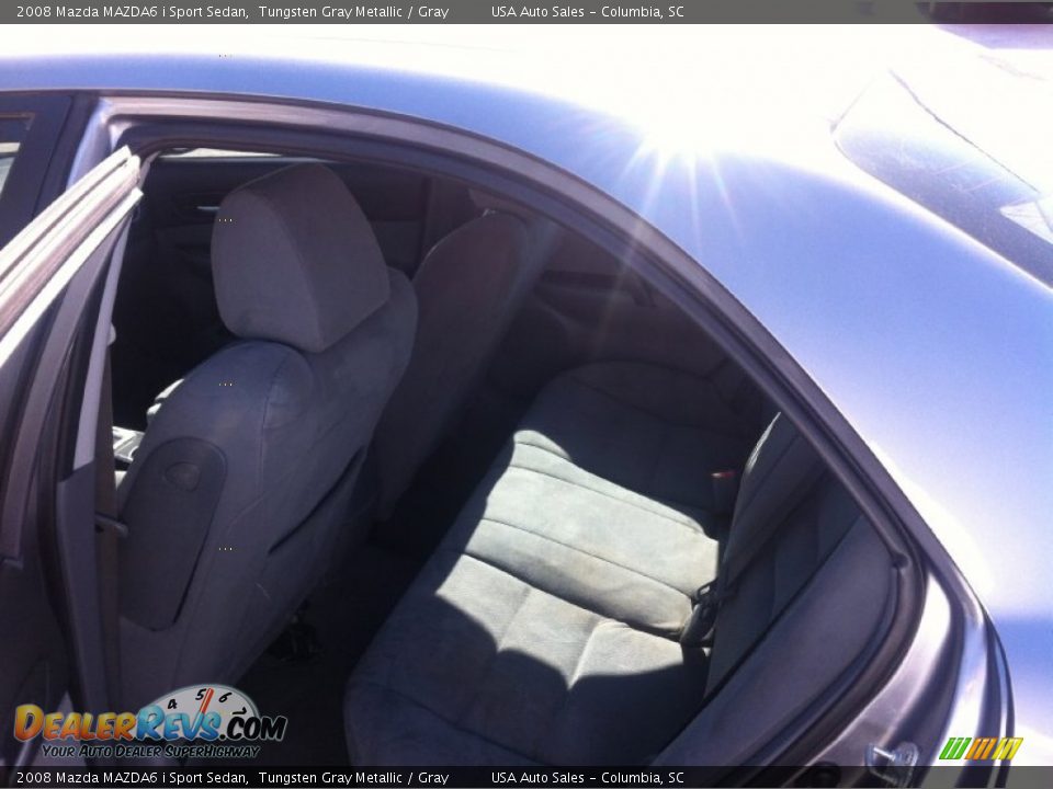 2008 Mazda MAZDA6 i Sport Sedan Tungsten Gray Metallic / Gray Photo #31