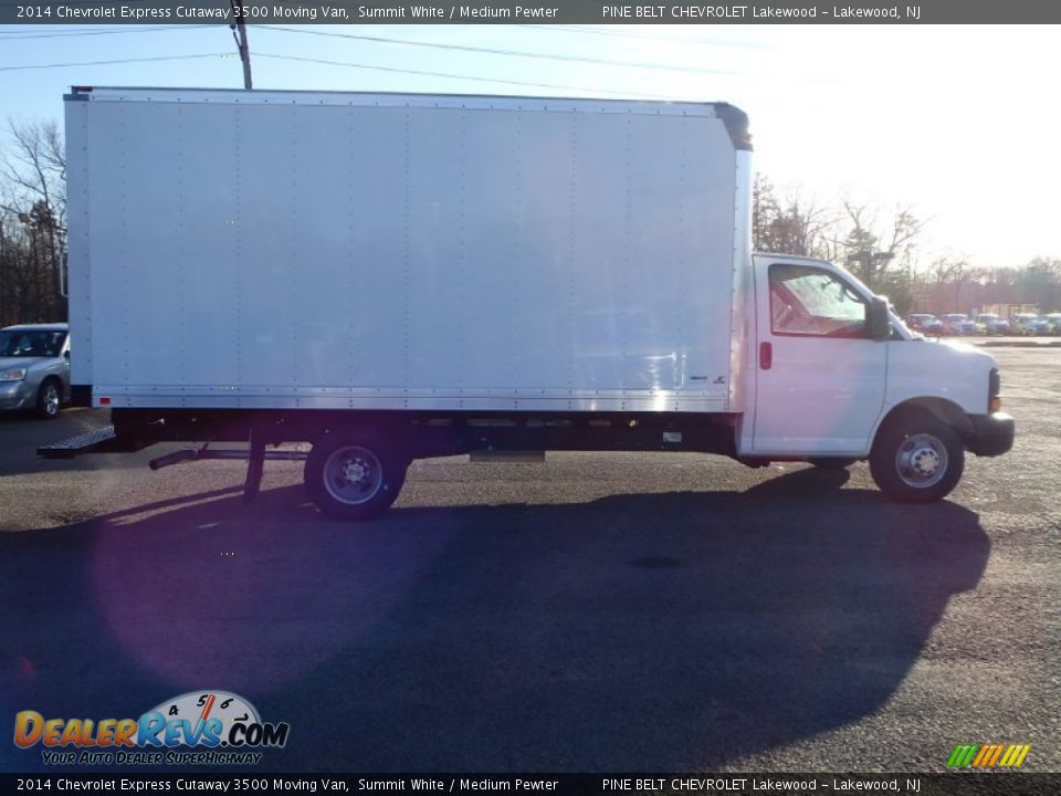 2014 Chevrolet Express Cutaway 3500 Moving Van Summit White / Medium Pewter Photo #4